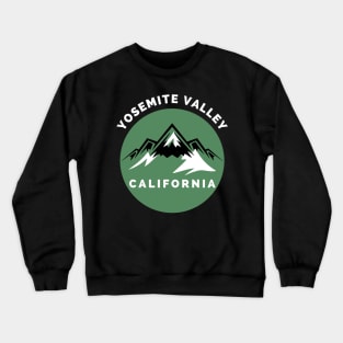 Yosemite Valley Ski Snowboard Mountain California Yosemite - Yosemite Valley California - Travel Crewneck Sweatshirt